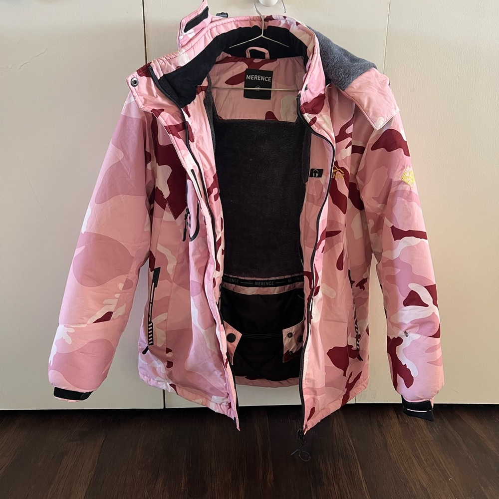 Pink Camo Snow Jacket
